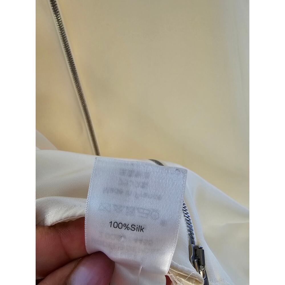 Not For SALE sold !Celine Cream Silk Drape Detail Sleeveless Top - Picture 7 of 7